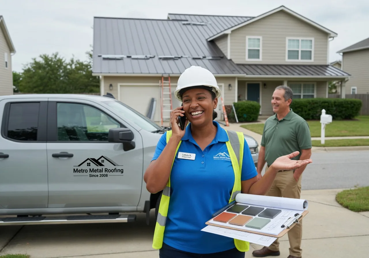 Storm Damage Metal Roof Repair in Hillsdale, OK